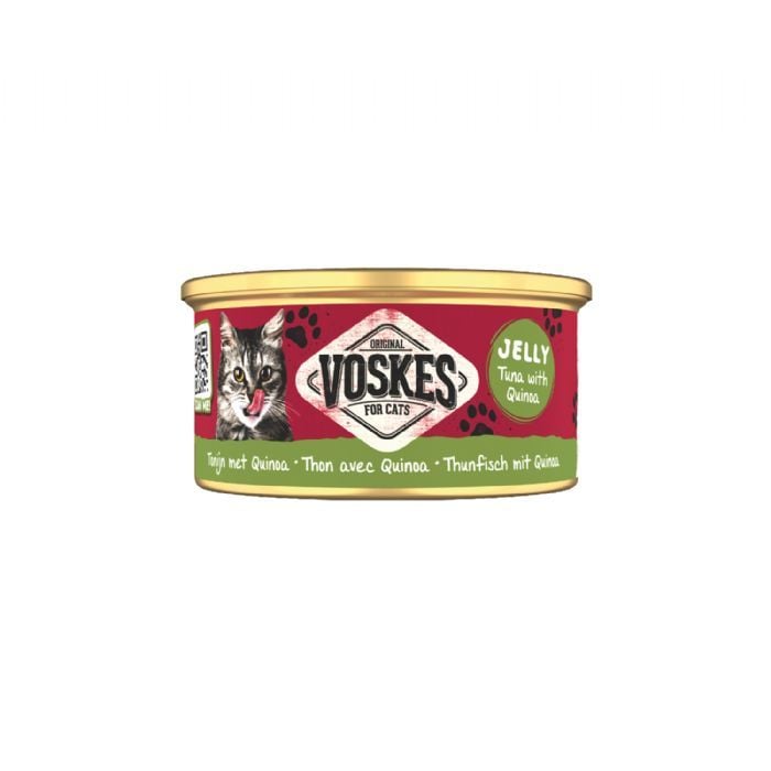 VOSKES TON BALIĞI ve KİNOA KEDİ KONSERVESİ 85GR 24LÜ