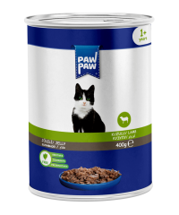 PAW PAW KUZU ETLİ GRAVY KEDİ KONSERVE 400*12