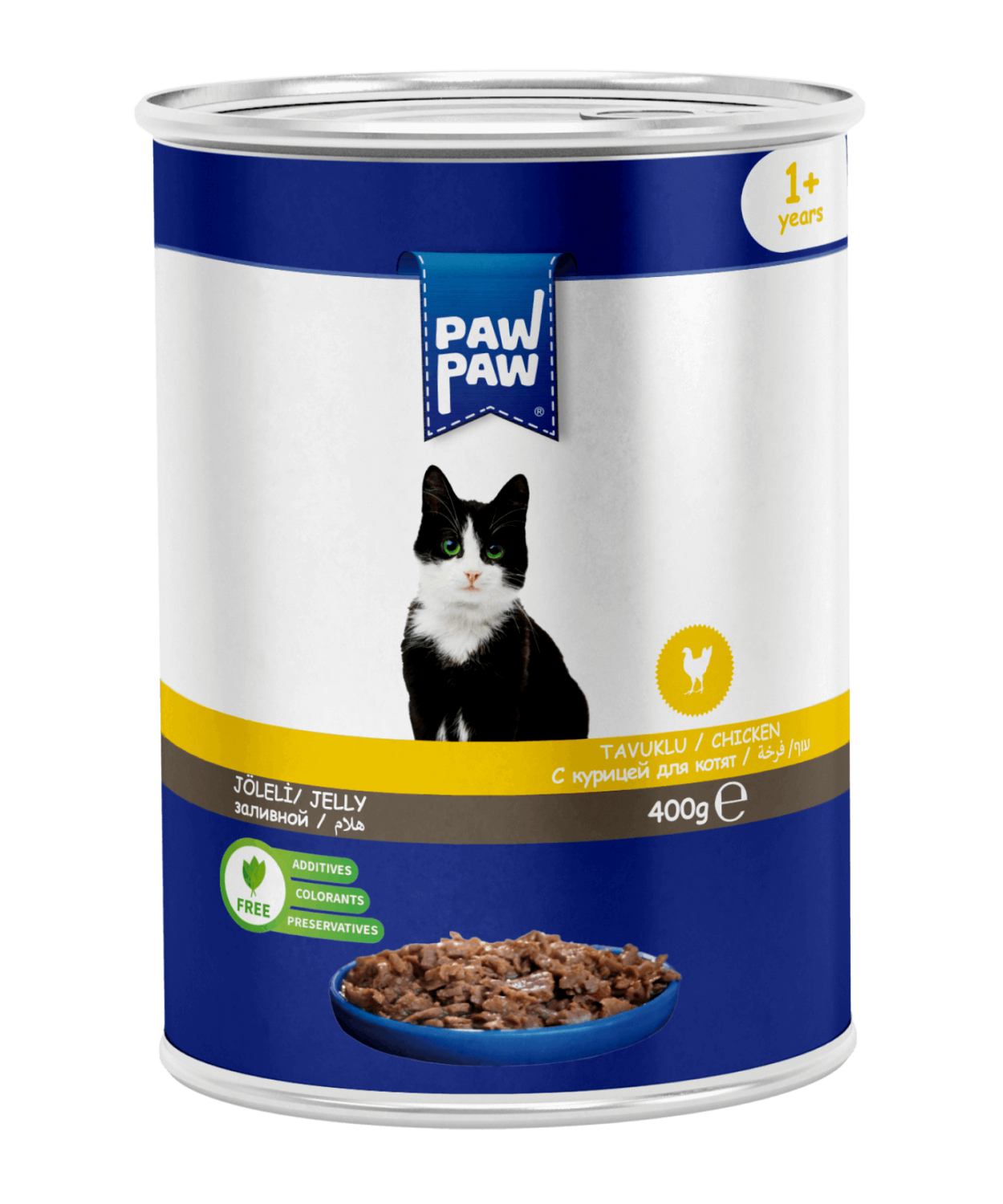 PAW PAW TAVUKLU KEDİ KONSERVE GRAVY 400*12