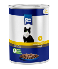 PAW PAW TAVUKLU KEDİ KONSERVE GRAVY 400*12