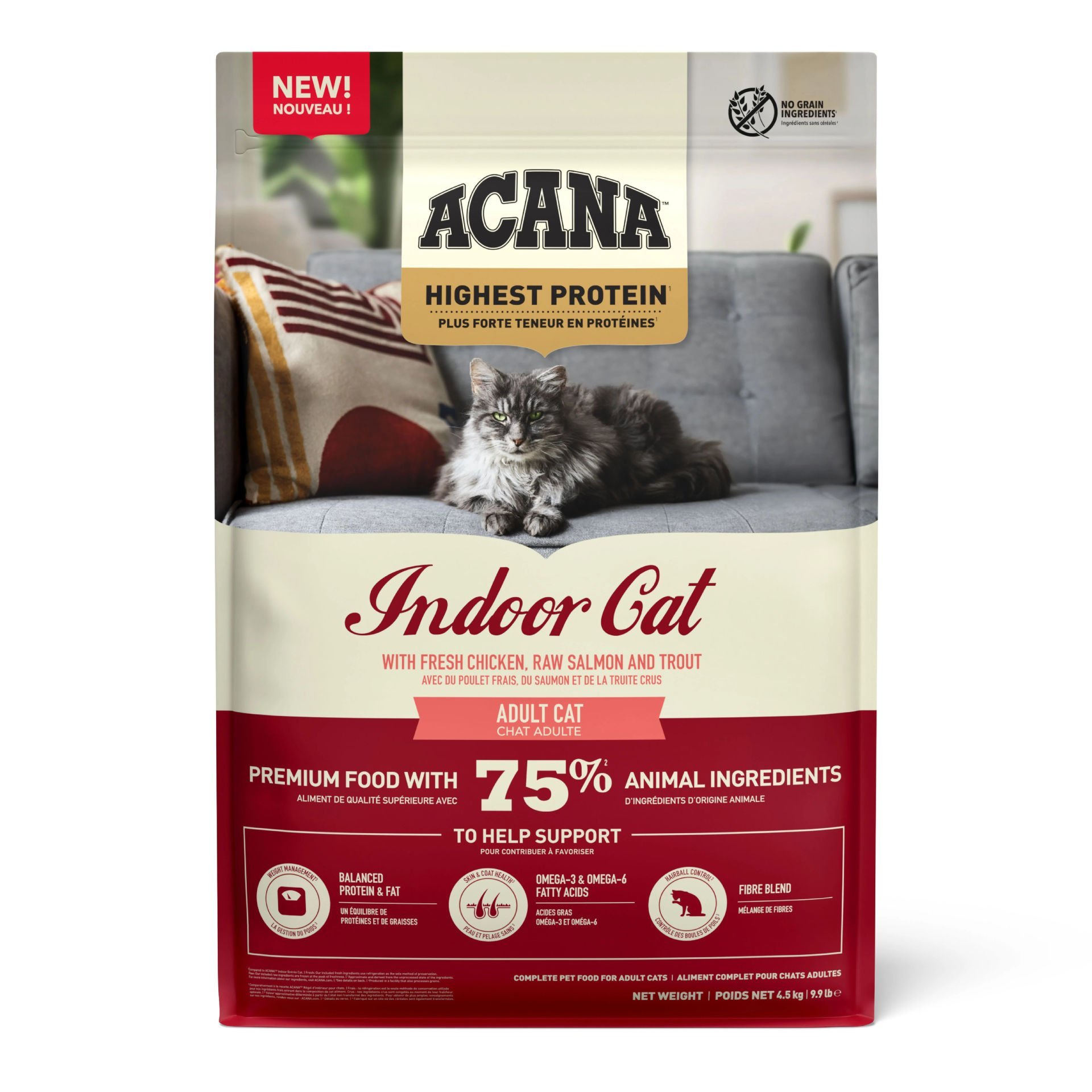ACANA Highest Protein (Yüksek Protein) Indoor Sterilised Yetişkin Kedi Maması 4,5 kg