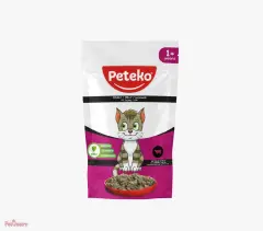 PETEKO YETİŞKİN KEDİ POUCH BİFTEKLİ 85 GR 24'LÜ