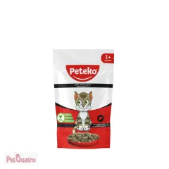 PETEKO YETİŞKİN KEDİ POUCH CİĞERLİ 85GR 24'LÜ