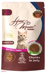 HOWMEOW YETİŞKİN KEDİ POUCH BİFTEKLİ 85 GR 24'LÜ