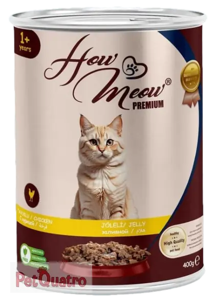 HOWMEOW YETİŞKİN KEDİ KONSERVE TAVUKLU 400GR 12'Lİ