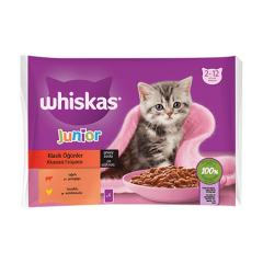 WHİSKAS POUCH YAVRU ETLİ 4'LÜ