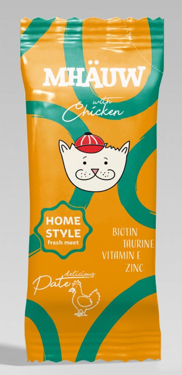 MHAUW POUCH PATE CHICKEN 80x33