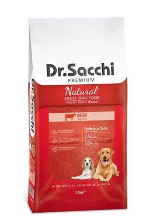 DR SACCHİ BEEF KÖPEK MAMASI 15 KG