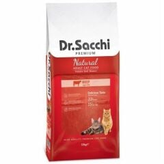 DR SACCHİ BEEF KEDİ MAMASI 15 KG