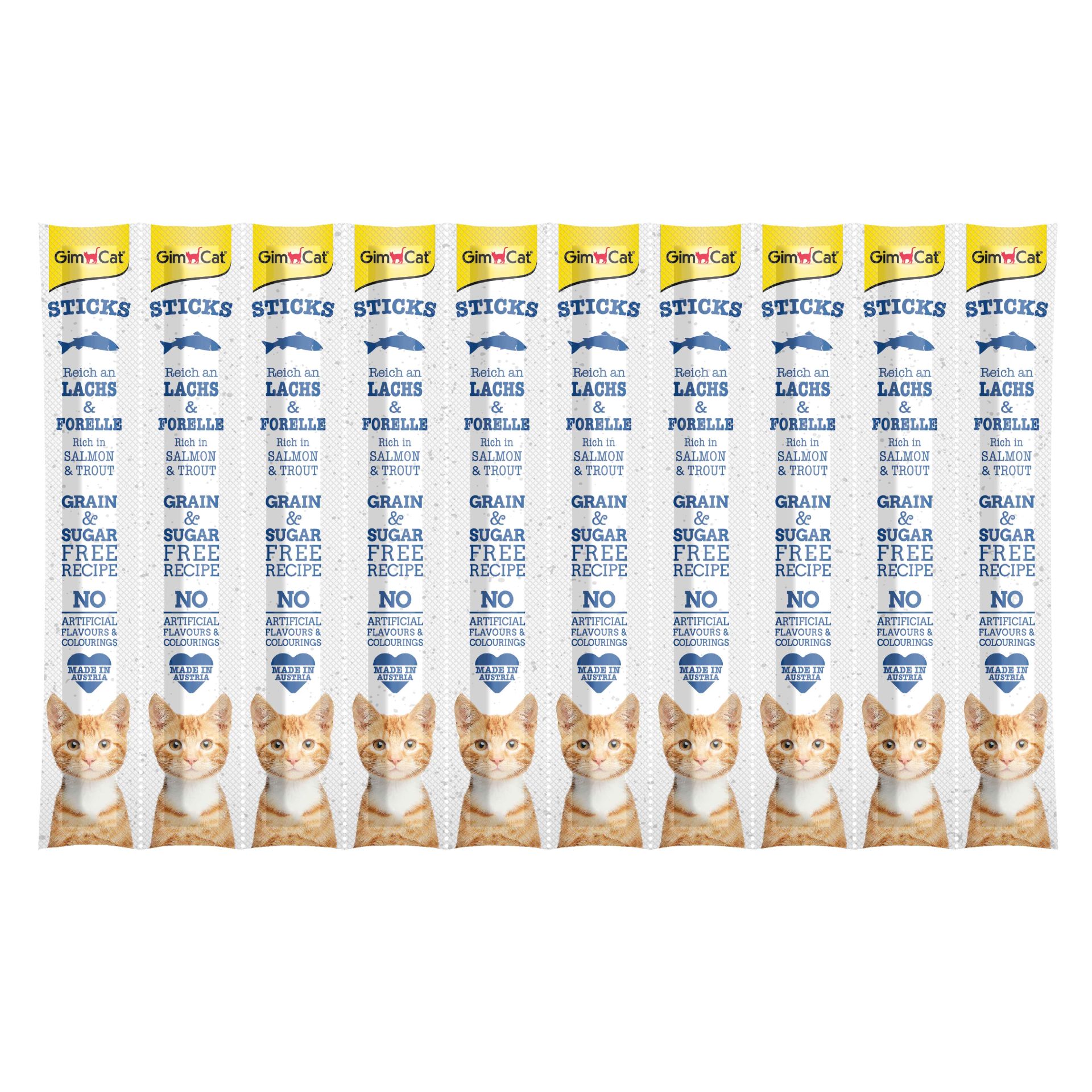 GİMCAT STICKS 10'LU SOMON ALABALIKLI