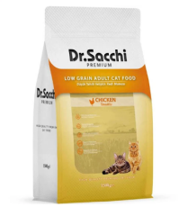 DR SACCHİ AZ TAHILLI KEDİ MAMASI TAVUKLU 1,5 KG