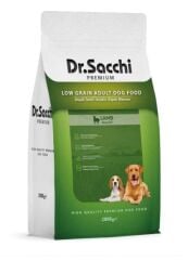 DR SACCHİ AZ TAHILLI KÖPEK MAMASI KUZU ETLİ 2 KG