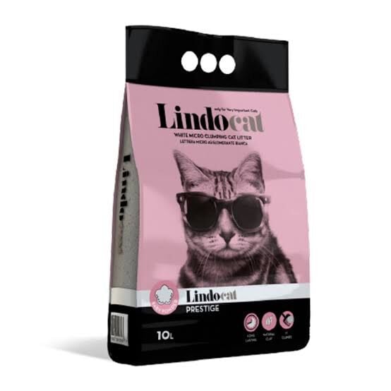 LİNDOCAT PRESTİGE BEBEK PUSRALI İNCE TANELİ KEDİ KUMU 10 LT