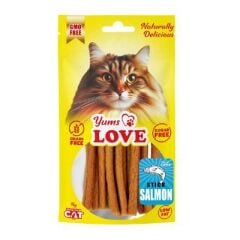 Yums Love Kedi Ödülü Çubuk Somon Balıklı 10 cm 50 gr