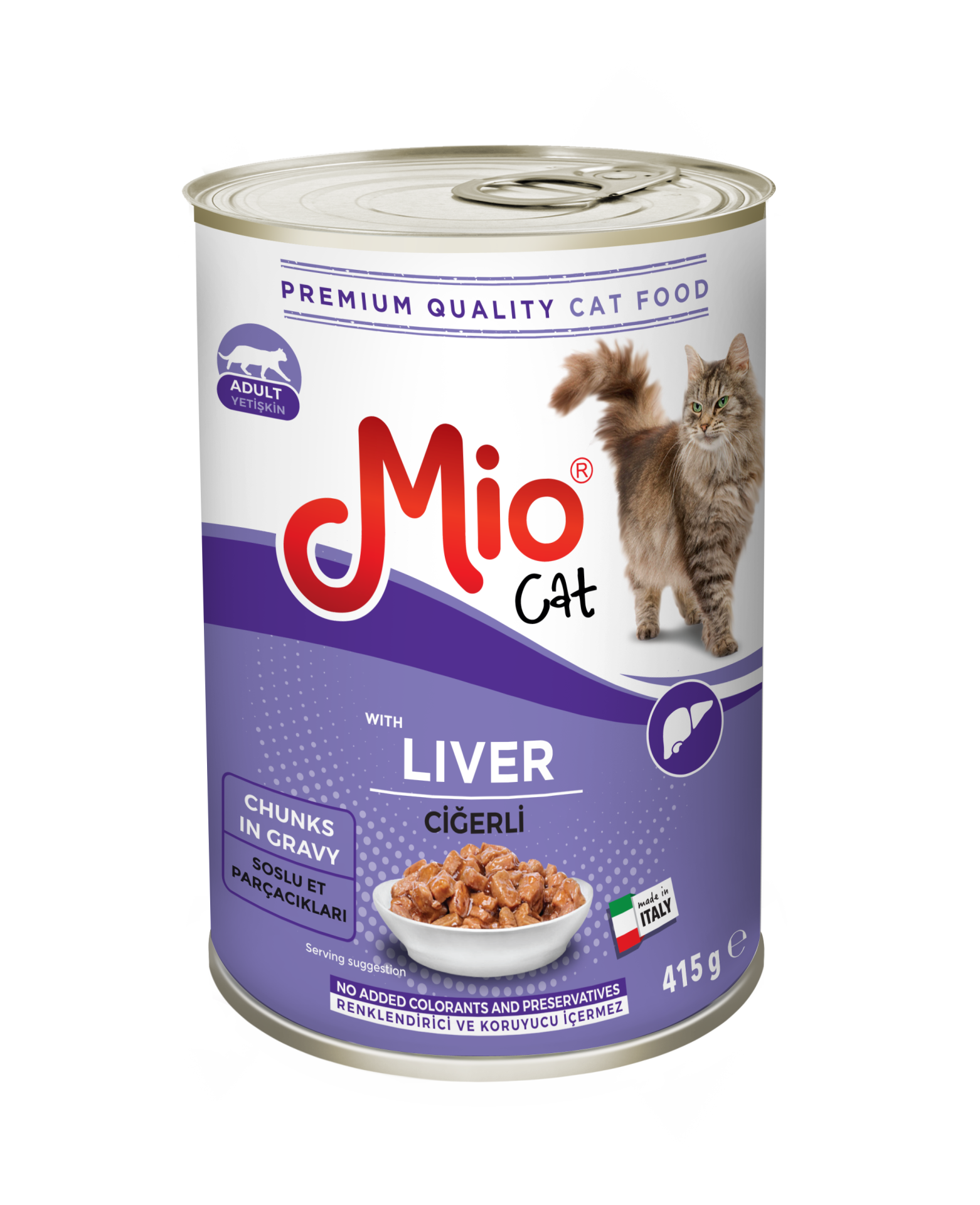 MİO CİĞERLİ KEDİ KONSERVE 415 GR 24'LÜ