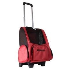 PETPRETTY ÇEKÇEKLİ SIRT ÇANTASI KIRMIZI