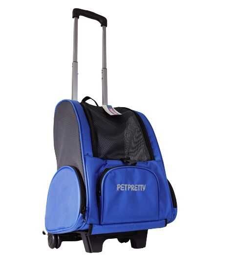 PETPRETTY ÇEKÇEKLİ SIRT ÇANTASI MAVİ