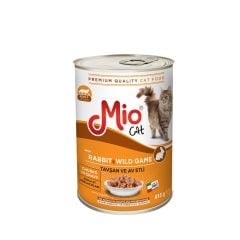 MİO KEDİ KONSERVE TAVŞAN VE AV ETLİ 415 GR 24'LÜ