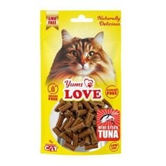 Yums Love Kedi Ödülü Mini Çubuk Ton Balıklı 2 cm 50 gr