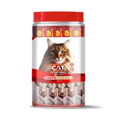 EUROGOLD CAT SIVI KEDİ ÖDÜLÜ DANA-TAVUK 30x15 GR