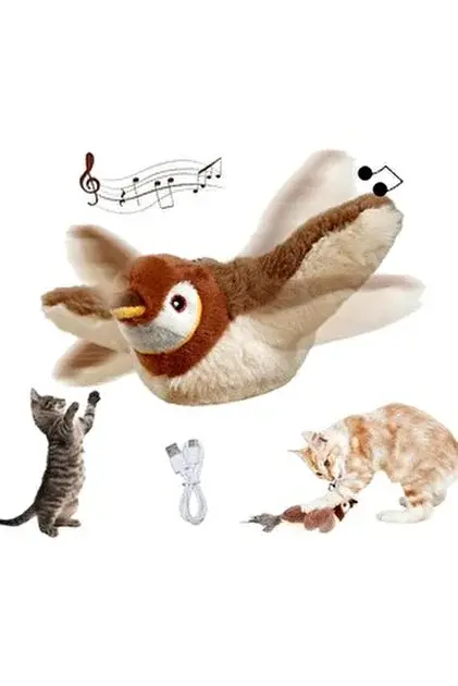 HAREKETLİ KUŞ KEDİ KÖPEK OYUNCAĞI