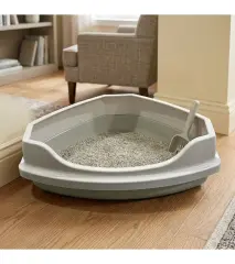 ÇINAR ÜÇGEN AÇIK KEDİ TUVALETİ