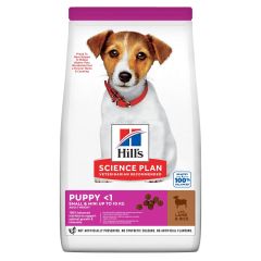 HİLL'S KUZULU&PİRİNÇLİ KÜÇÜK ve MİNİ IRK YAVRU KÖPEK MAMASI 1,5 KG (HEDİYELİ)