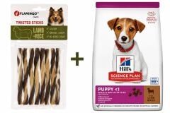 HİLL'S KUZULU&PİRİNÇLİ KÜÇÜK ve MİNİ IRK YAVRU KÖPEK MAMASI 1,5 KG (HEDİYELİ)