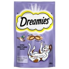 DREAMİES TAVUKLU VE ÖRDEKLİ KEDİ ÖDÜLÜ 55 GR 6'LI