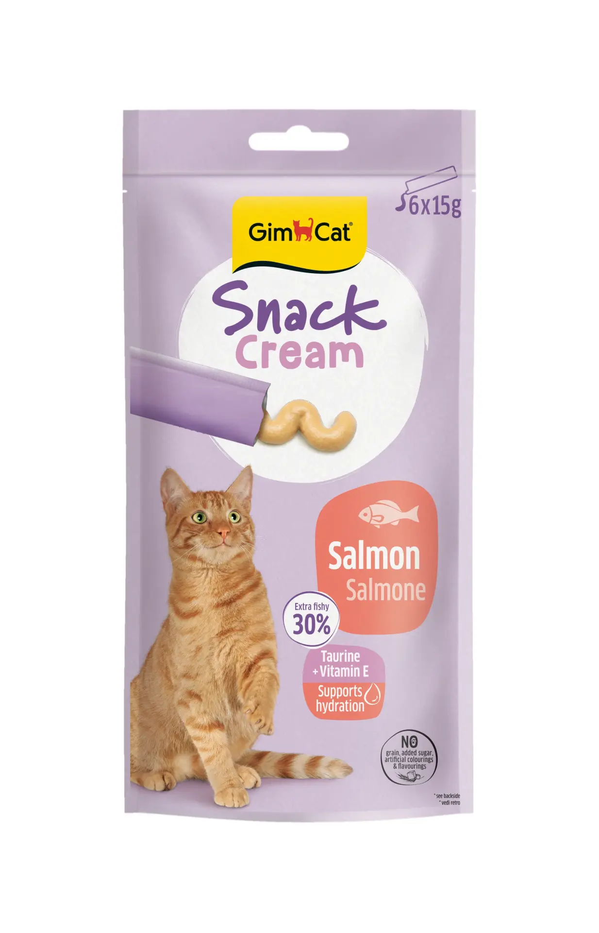 GİMCAT SNACK CREAM SOMON 6*15 GR