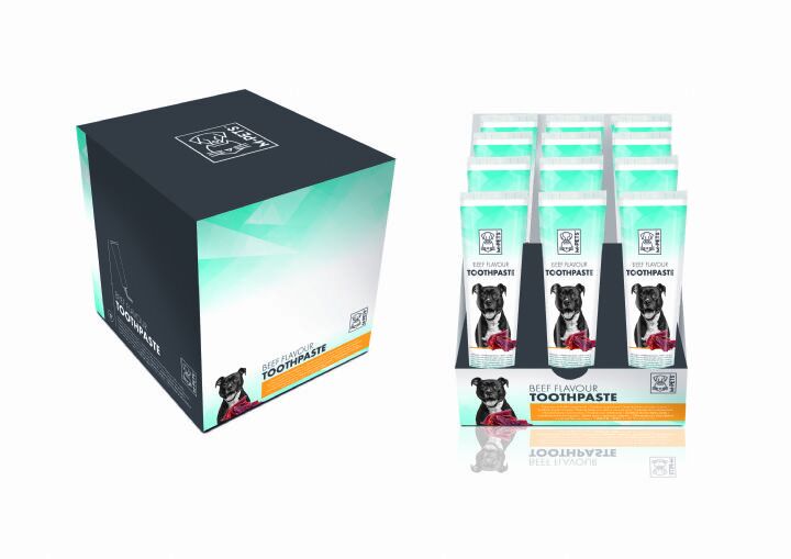 M-PETS KÖPEKLE İÇİN BİFTEK AROMALI DİŞ MACUNU
