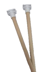 PLASTİK UÇLU TAHTA TÜNEK 25 CM 25'Lİ