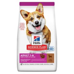 HİLL'S SP KUZULU ve PİRİNÇLİ KÜÇÜK ve MİNİ IRK YETİŞKİN KÖPEK MAMASI 1,5 KG