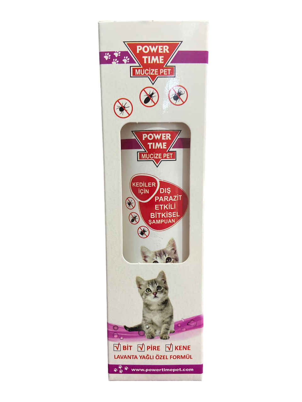 POWER TİME KEDİ PİRE ŞAMPUANI
