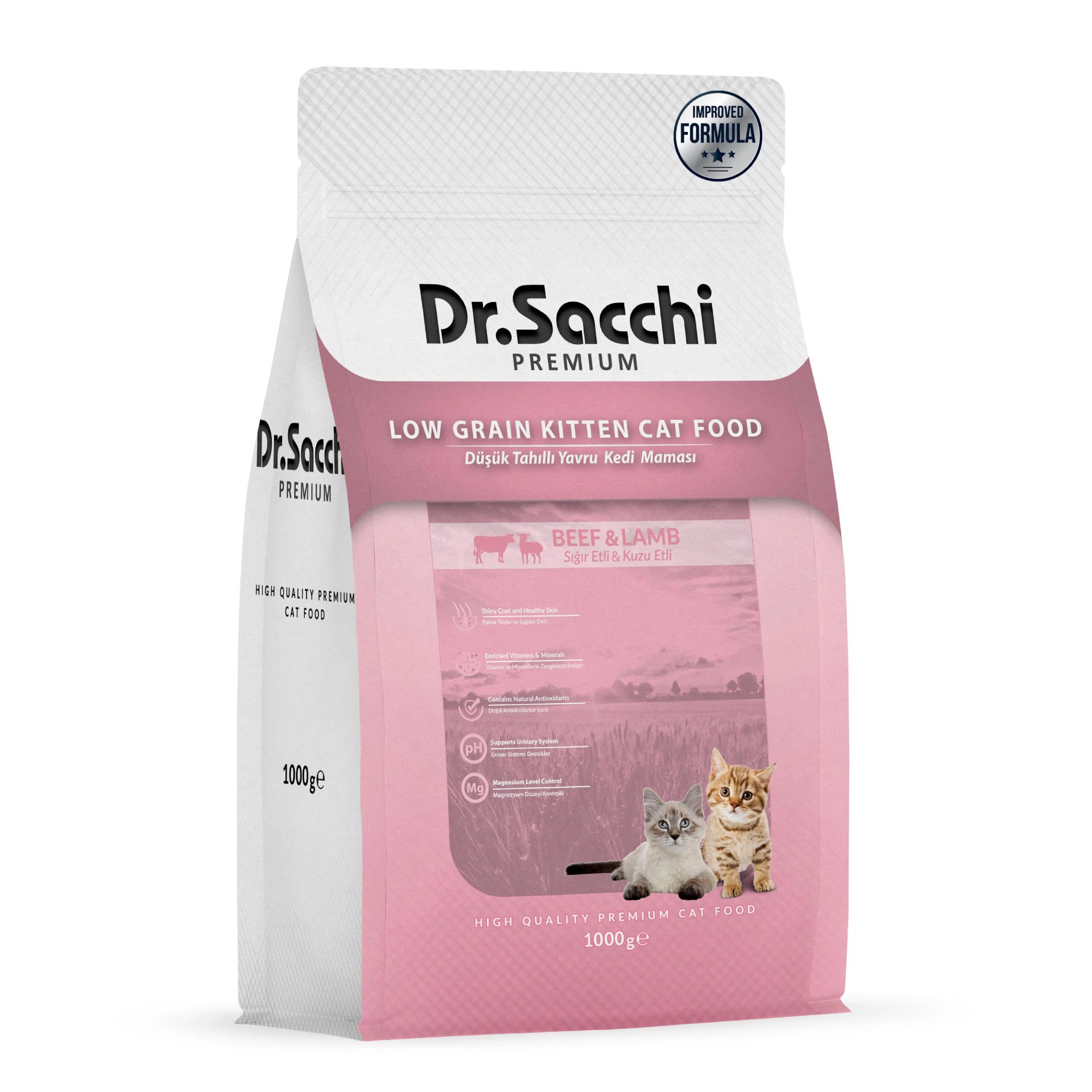 DR SACCHİ KEDİ MAMASI AZ TAHILLI YAVRU 1 KG