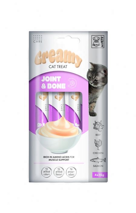 M-PETS JOINT & BONE FONKSİYONEL CREAMY KEDİ ÖDÜLÜ 4X15GR