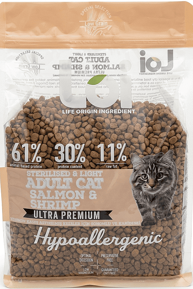 LOI KISIR KEDİ MAMASI SOMON&KARİDES 1 KG