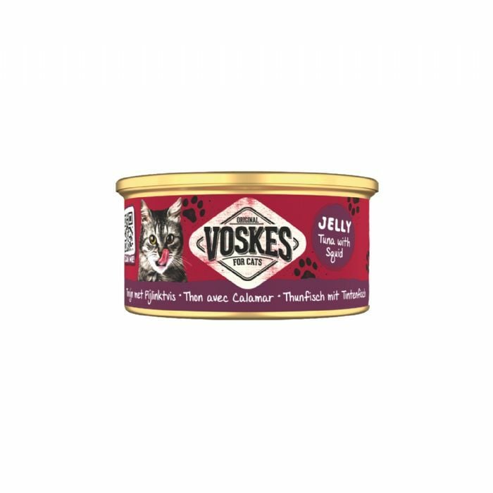 VOSKES TON BALIĞI ve KALAMAR KEDİ KONSERVESİ 85GR 24LÜ