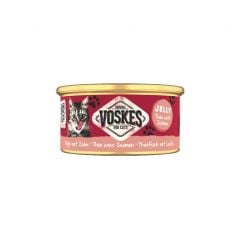 VOSKES TON BALIĞI ve SOMON KEDİ KONSERVESİ 85GR 24LÜ