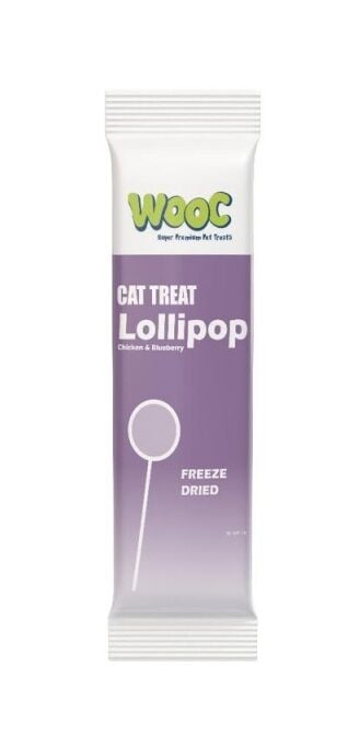 WOOC TAVUKveYABAN MERSİNLİ KEDİ LOLİPOP 50`Lİ