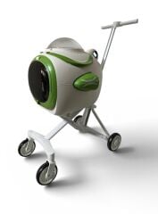 EWOX EVCİL HAYVAN ARABASI ASTRONOT FANLI BEYAZ