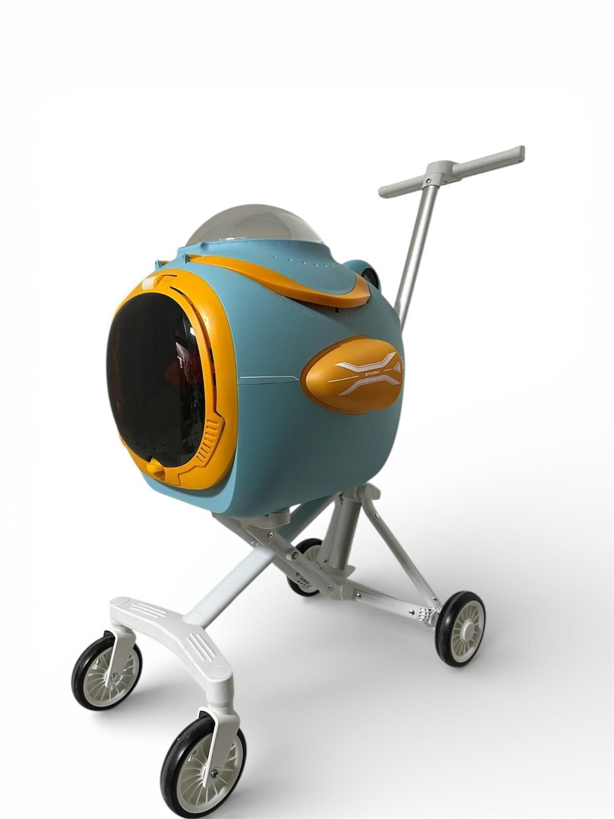 EWOX EVCİL HAYVAN ARABASI ASTRONOT FANLI MAVİ