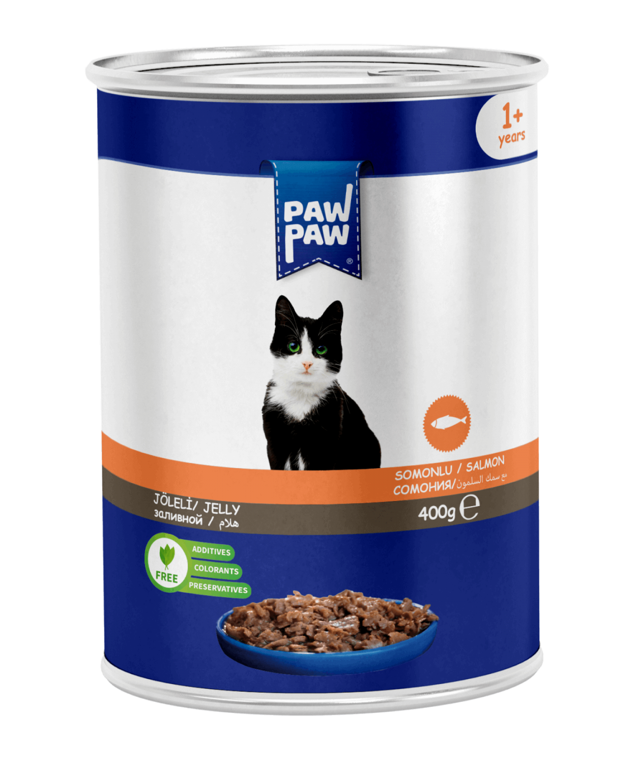 PAW PAW SOMONLI KEDİ KONSERVE GRAVY 400*24