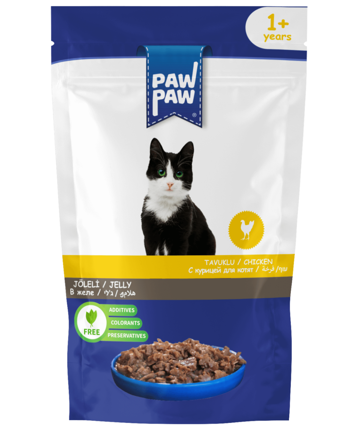 PAW PAW TAVUK ETLİ KEDİ POUCH 85*24
