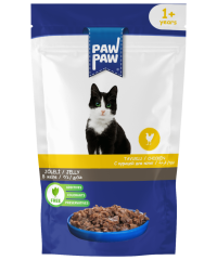 PAW PAW TAVUK ETLİ KEDİ POUCH 85*24