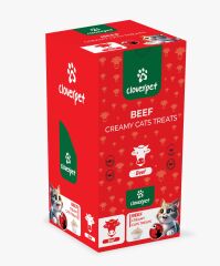 CLOVERPET BEEF CREAMY CATS 5*14 GR