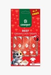 CLOVERPET BEEF CREAMY CATS 5*14 GR