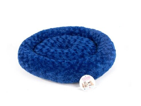 SİMİT YATAK PELUŞ MAVİ 55x55 CM