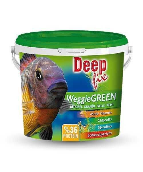 DEEP FİX WEGGİE GREEN BİTKİSEL BALIK YEMİ 3 KG