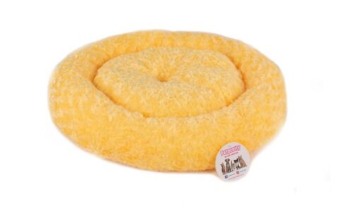 SİMİT YATAŞ PELUŞ SARI 55x55 CM